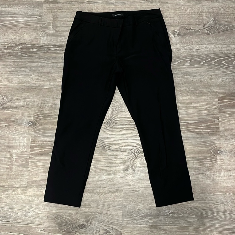 Black skinny dress pants